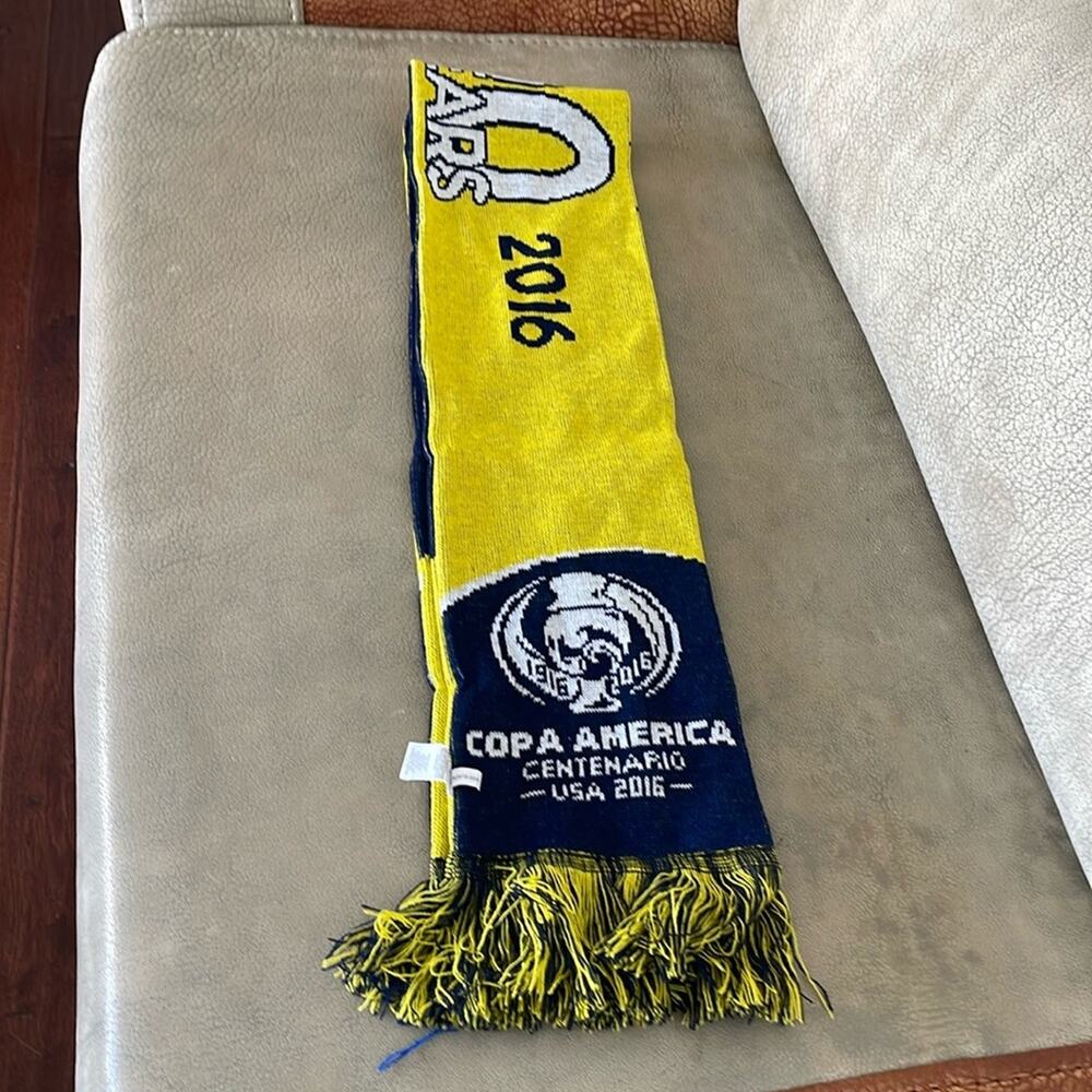Los Angeles Copa America Centenario Scarf USA 2016  Soccer Collectibles Yellow - Picture 8 of 8